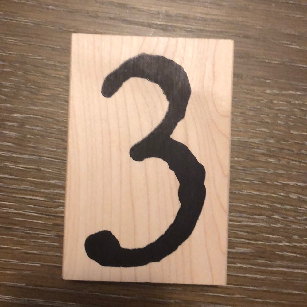 New Paper Source “3” stamp